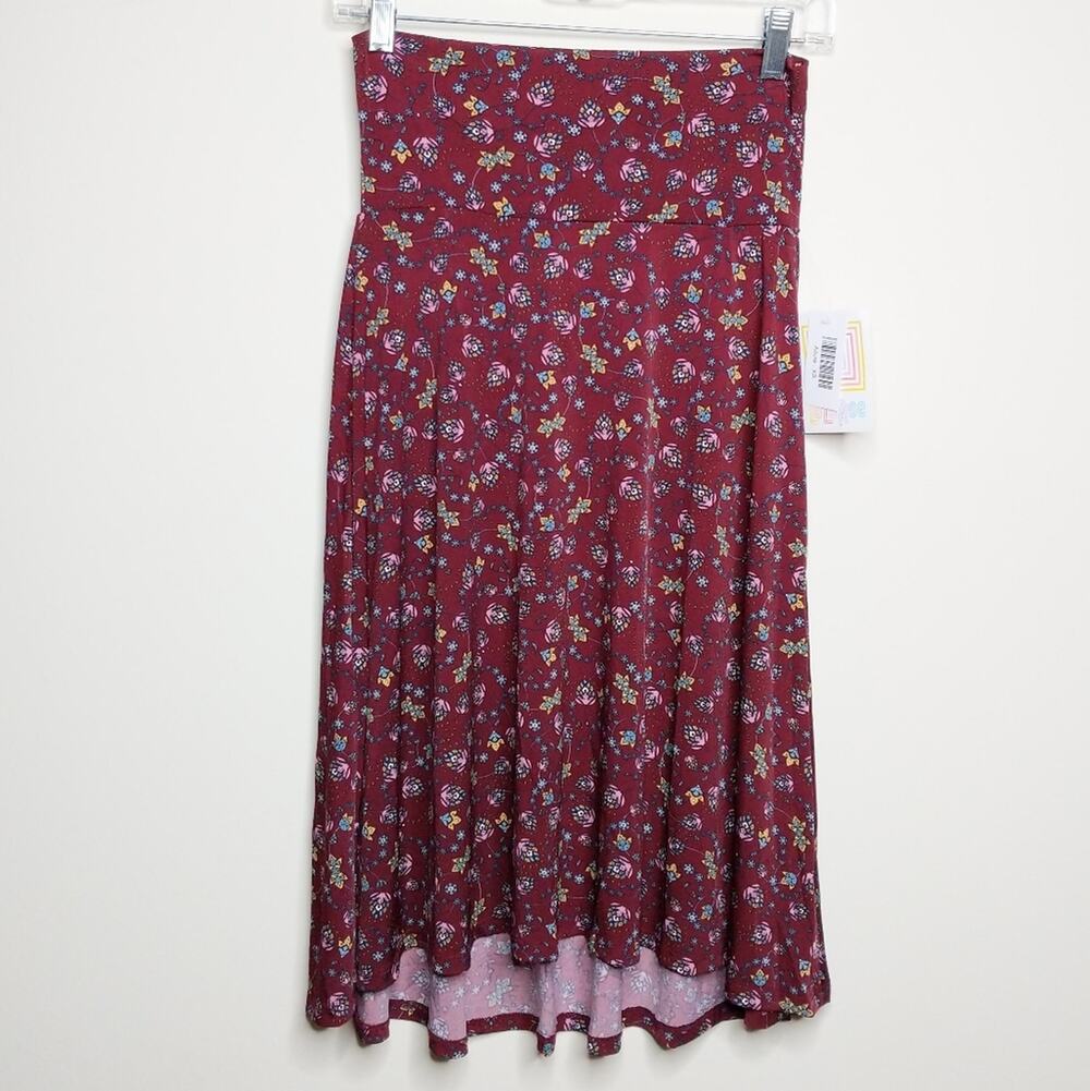 LuLaRoe Azure Floral Skirt - Size XS - NWT